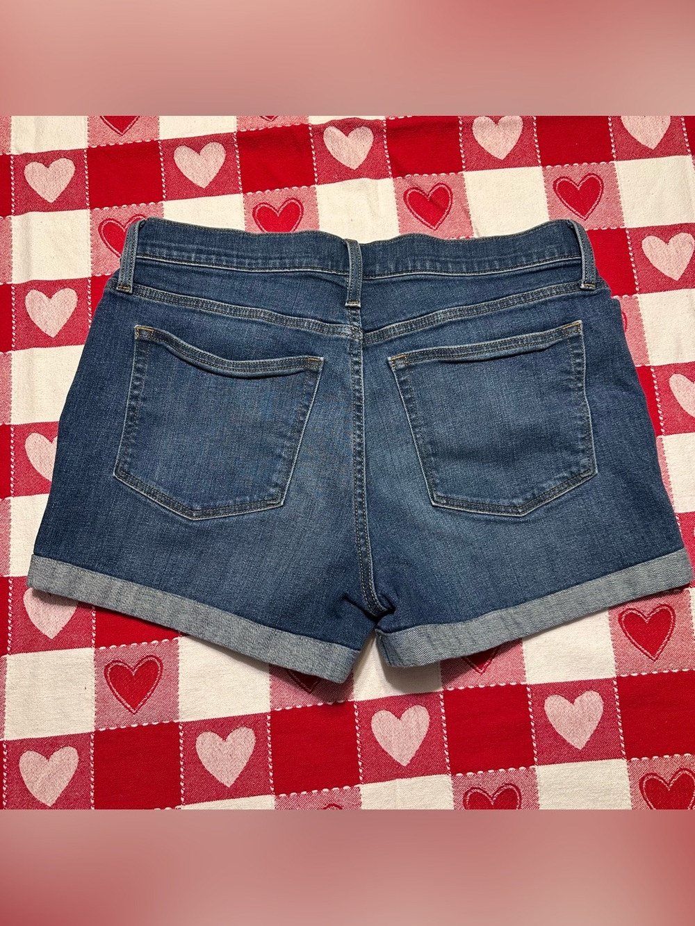 J. Crew Rolled Hem Jean Shorts - Picture 2 of 6